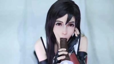 Tifa Lockhart Deepfake FFVII Remake Machine Fucked and Masturbates - Deepfades
